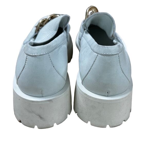 La Canadienne Buena Leather Loafer Gold Accents Women's Size 35 (US 5) GUC - Picture 3 of 8